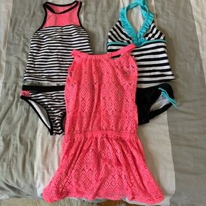 Girls Swimwear Bundle Size 6/7